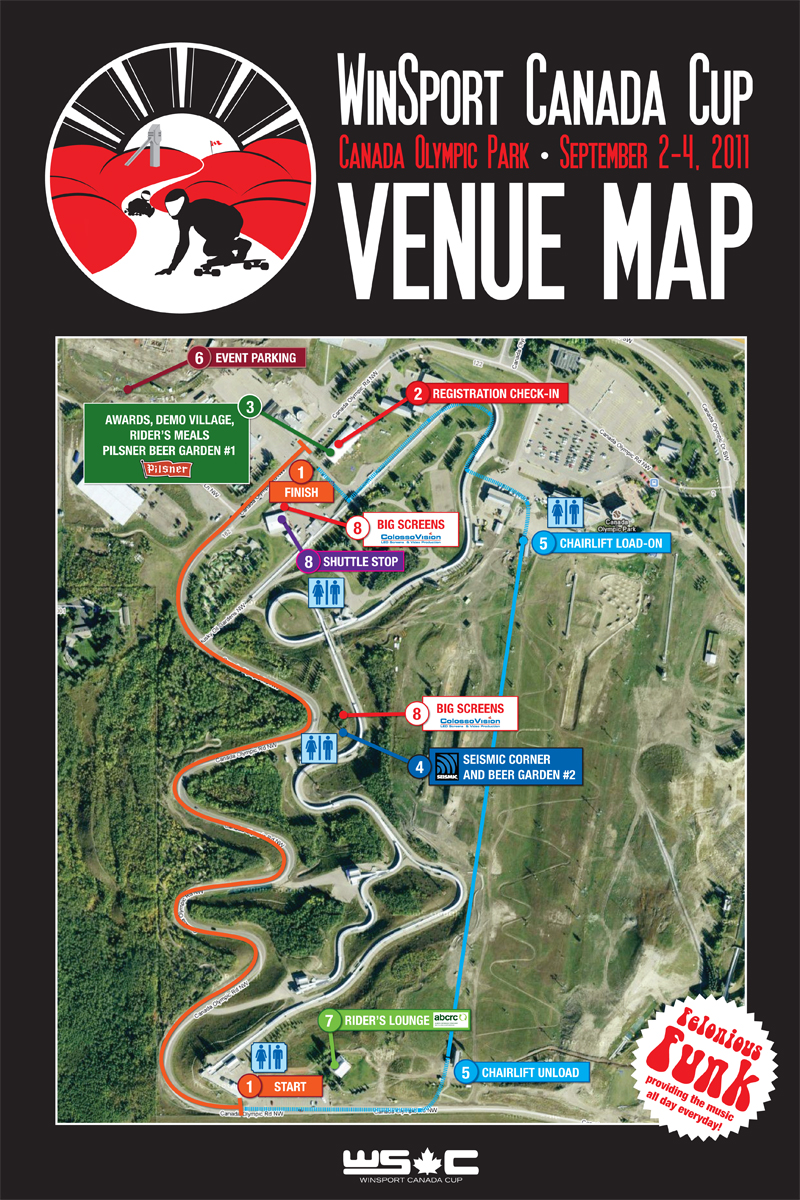 Winsport Venue Map 2011