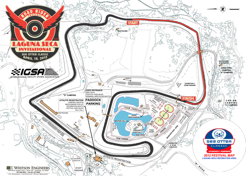 Laguna Seca Map